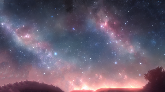 夜空 / Night sky - A.I. Art Stock